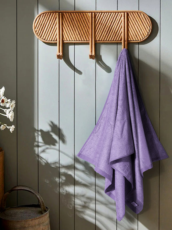 Naksh 500 GSM Super Absorbent Bamboo Bath Towel, Lavender