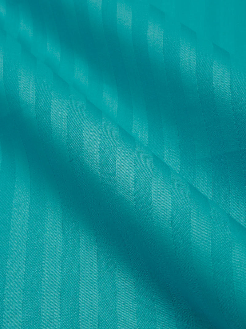 Naksh 210 TC Stripes Cotton Turquoise Green