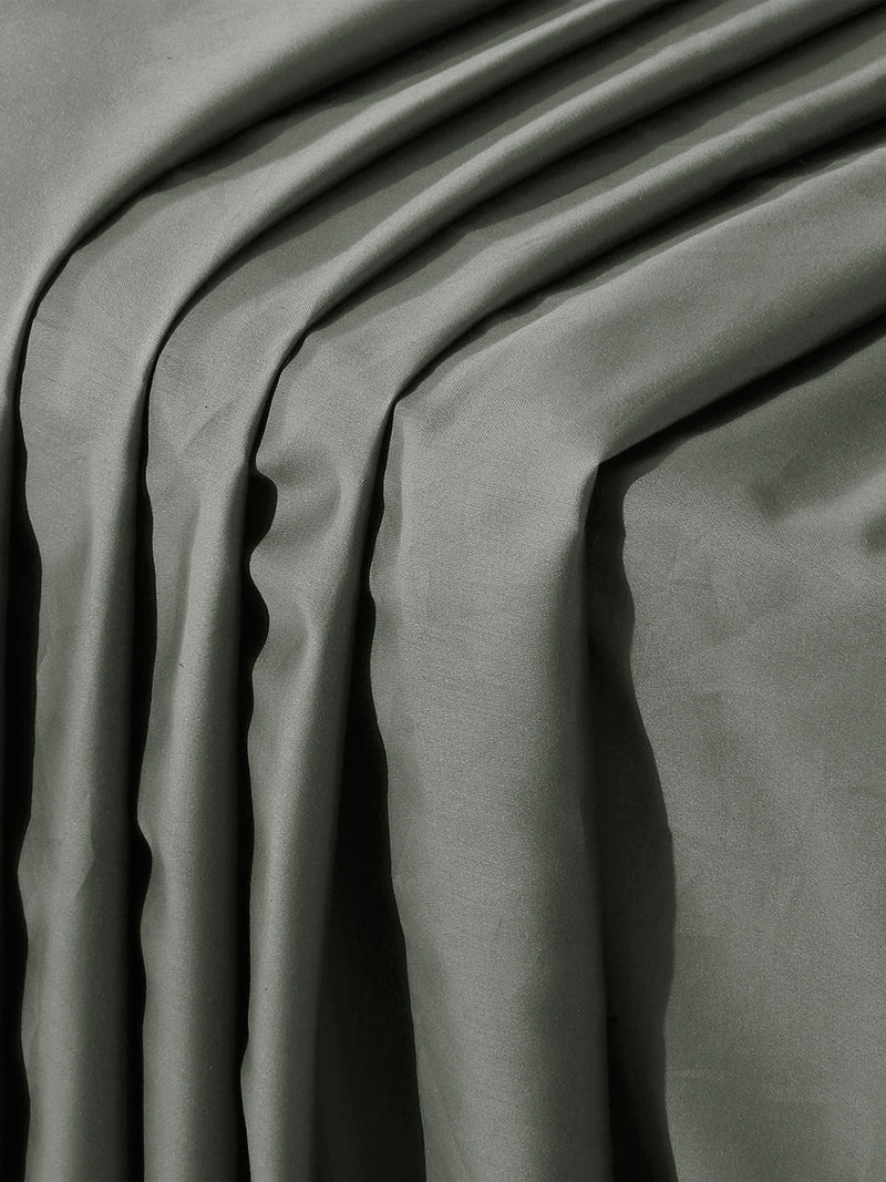Naksh 210TC Plain Grey Cotton