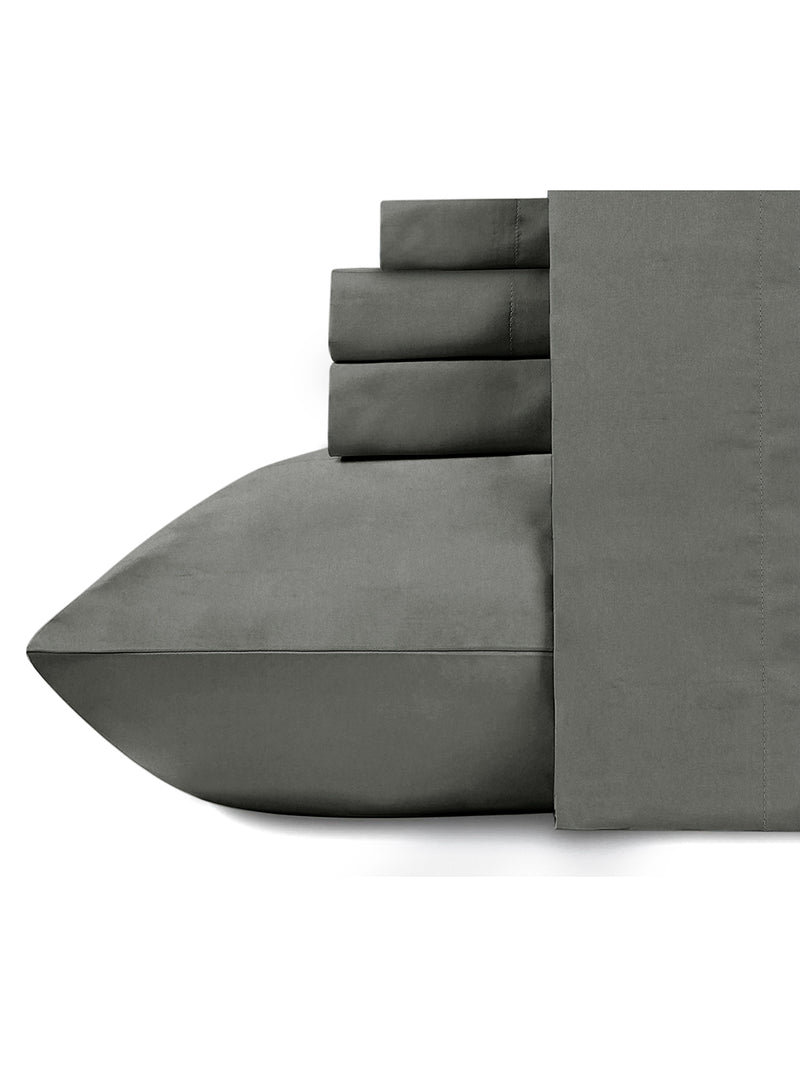Naksh 210TC Plain Grey Cotton