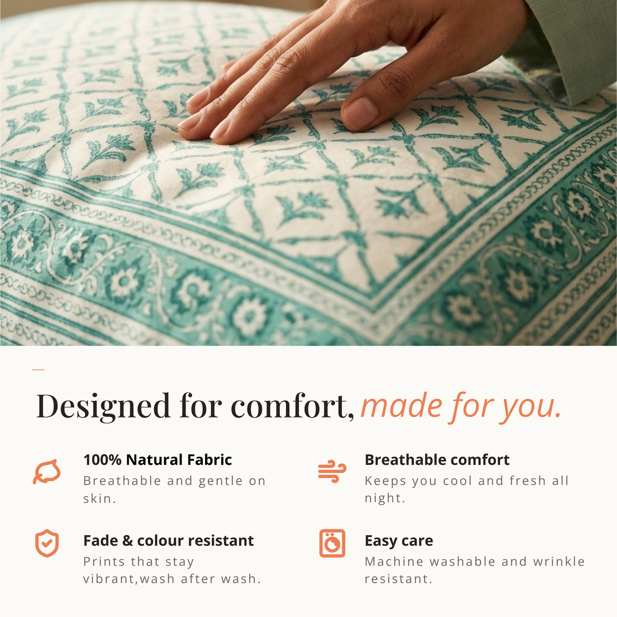 Naksh Royal Sajawat Queen Size Bedsheet - Dusty Green