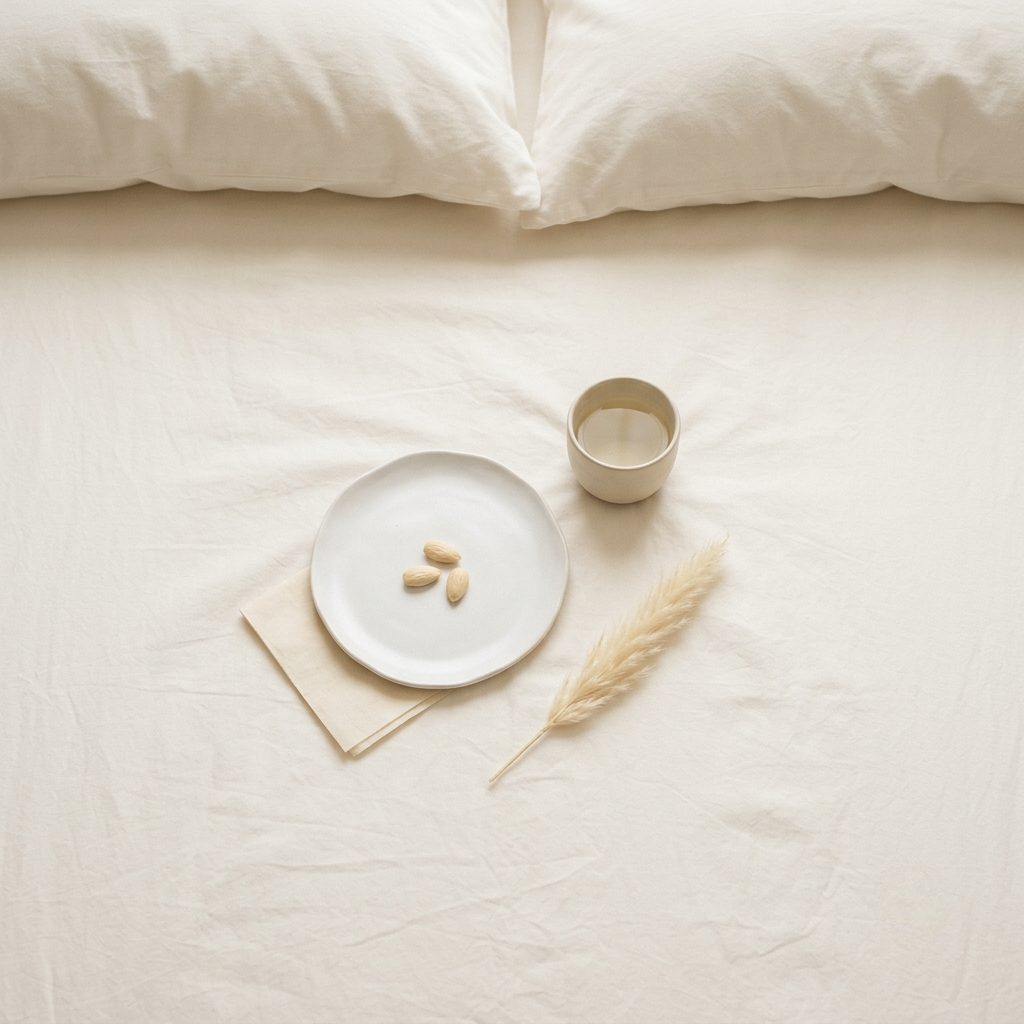 Naksh Plain Cotton Bedsheet - White (210 TC)