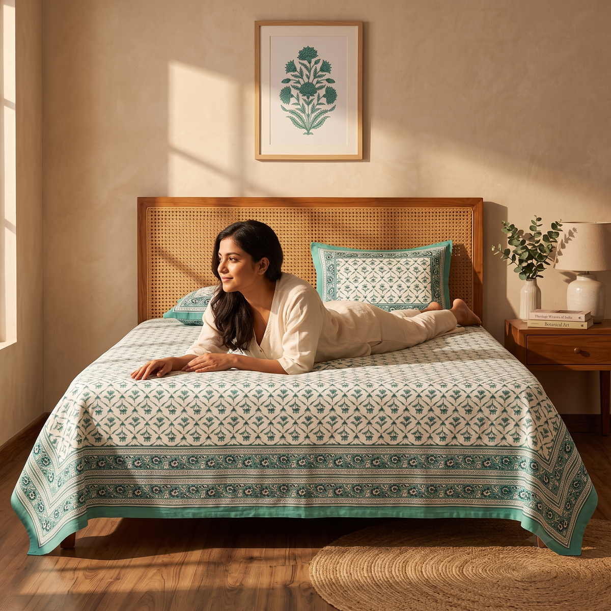Naksh Royal Sajawat Bedsheet - Queen Size