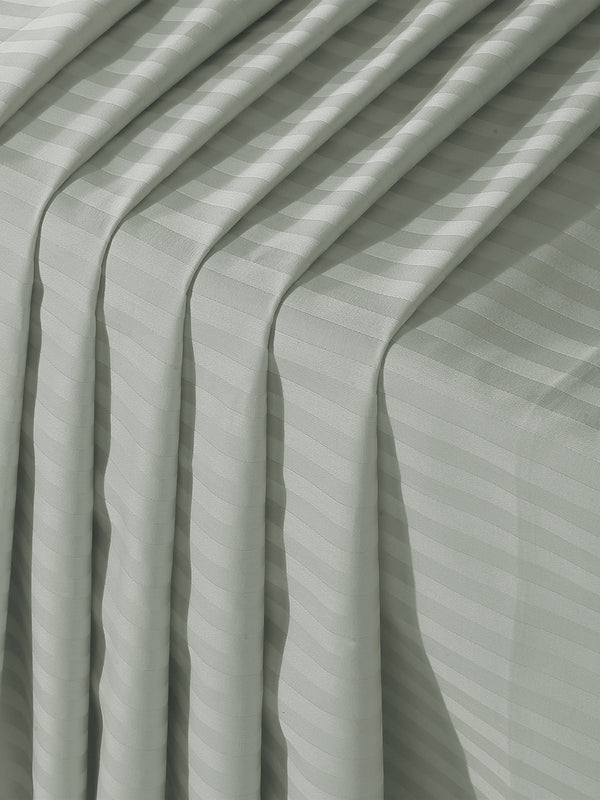 Naksh 300 TC Stripes Silver Cotton
