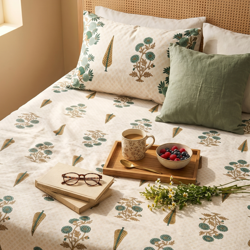 Naksh Royal Sajawat Bedsheet - King Size