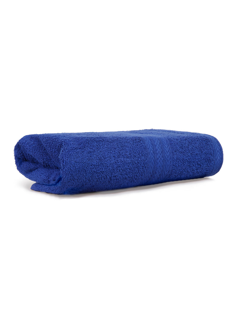 Naksh 450 GSM Blue Super Absorbent Bath Towel