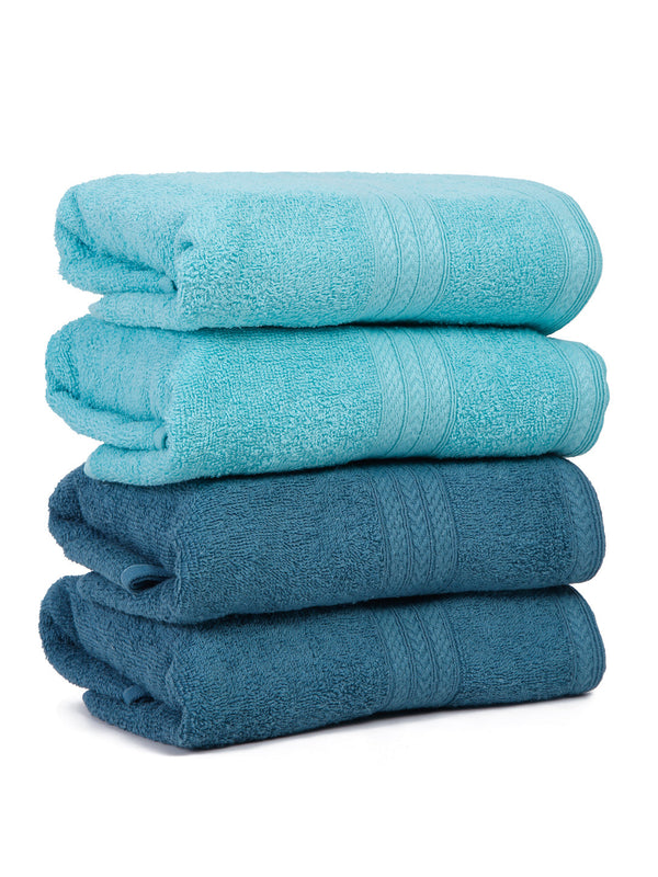 Naksh 450 GMS Turquoise Green-Aqua Hand Towel