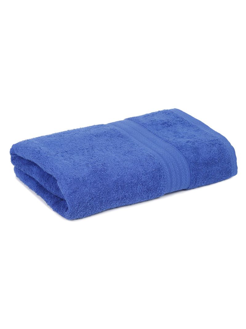 Naksh 450 GSM Navy Blue Super Absorbent Bath Towel