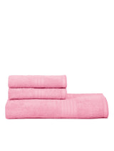 Naksh 450 GSM Pink Super Absorbent Double Combo Towel