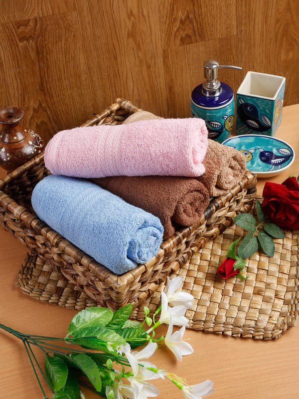 Naksh 450 GSM Super Absorbent Hand Towel Combo Multicolor 11