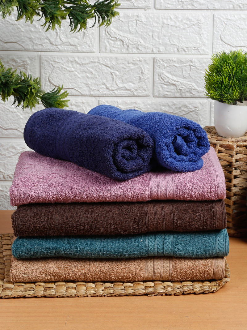 Naksh 450 GSM Super Absorbent Hand Towel Combo Multicolor 18