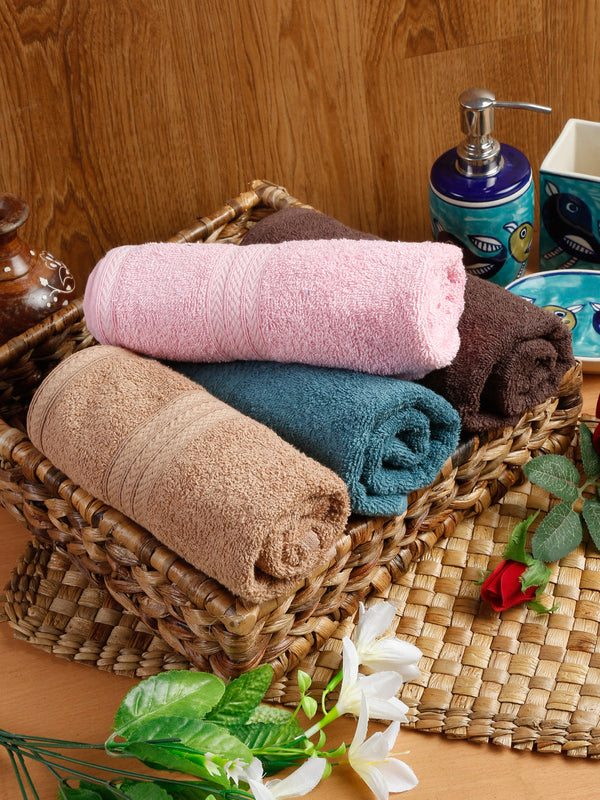 Naksh 450 GSM Super Absorbent Hand Towel Combo Multicolor 20