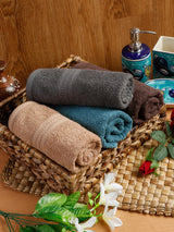 Naksh 450 GSM Super Absorbent Hand Towel Combo Multicolor 21
