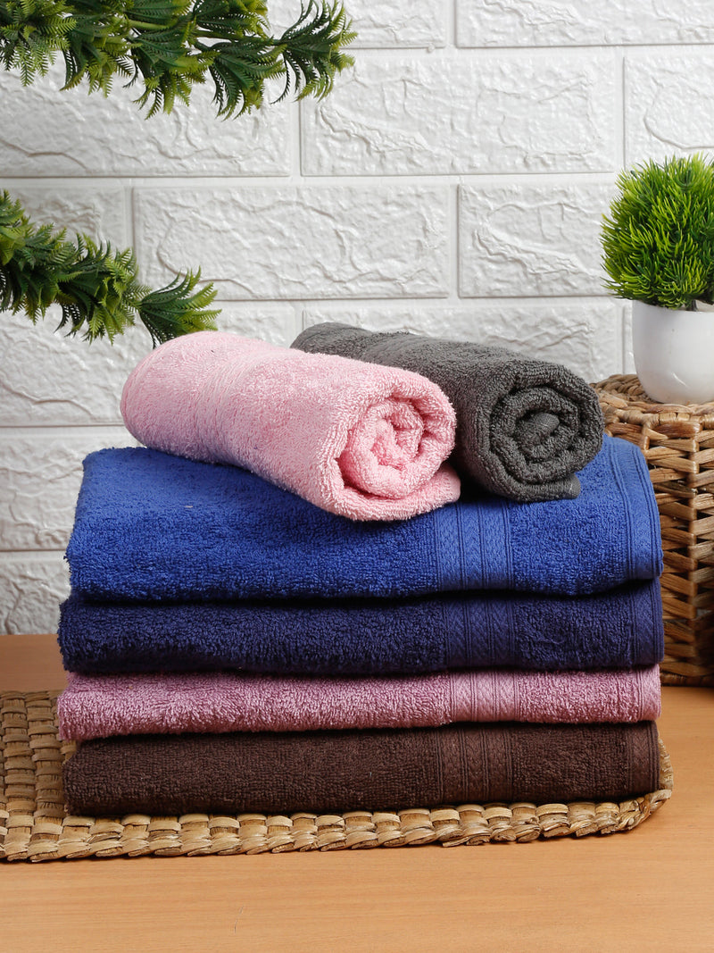 Naksh 450 GSM Super Absorbent Hand Towel Combo Multicolor 21