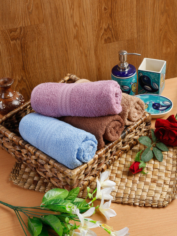 Naksh 450 GSM Super Absorbent Hand Towel Combo Multicolor 23
