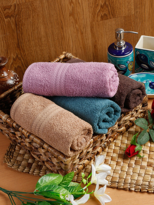 Naksh 450 GSM Super Absorbent Hand Towel Combo Multicolor 25