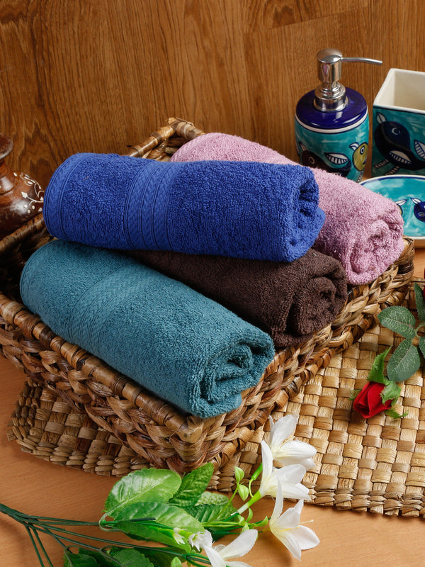 Naksh 450 GSM Super Absorbent Hand Towel Combo Multicolor 27