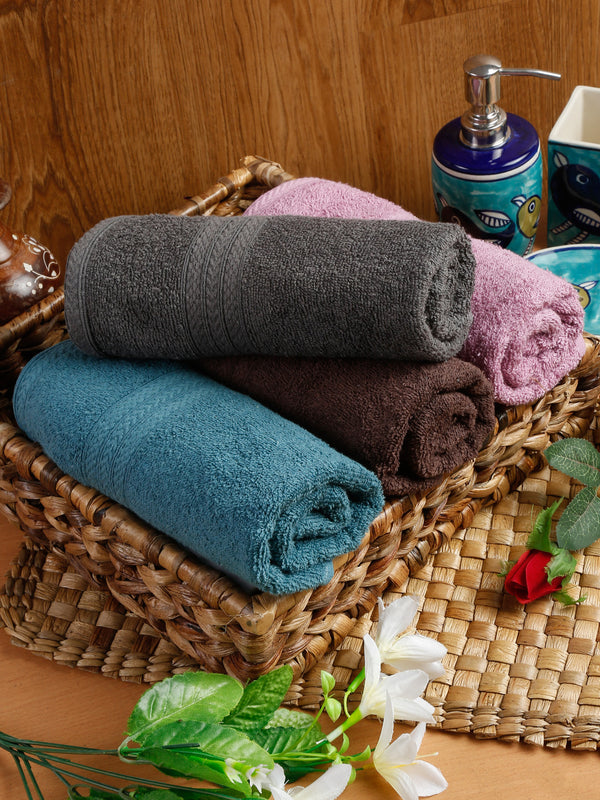 Naksh 450 GSM Super Absorbent Hand Towel Combo Multicolor 29
