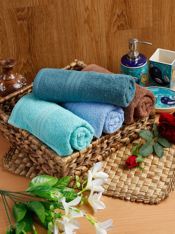 Naksh 450 GSM Super Absorbent Hand Towel Combo Multicolor 2