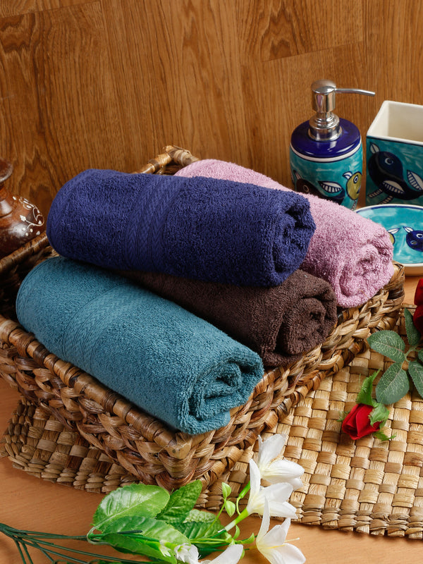 Naksh 450 GSM Super Absorbent Hand Towel Combo Multicolor 30