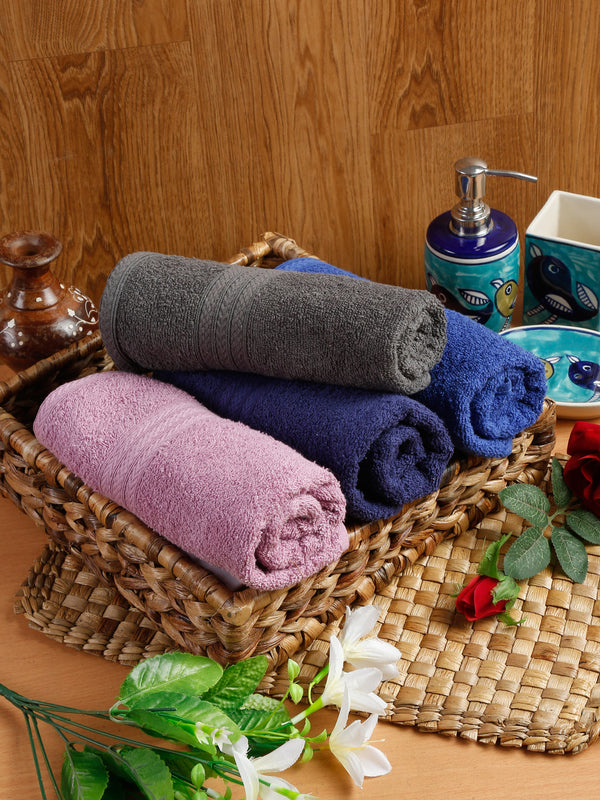 Naksh 450 GSM Super Absorbent Hand Towel Multicolor 35