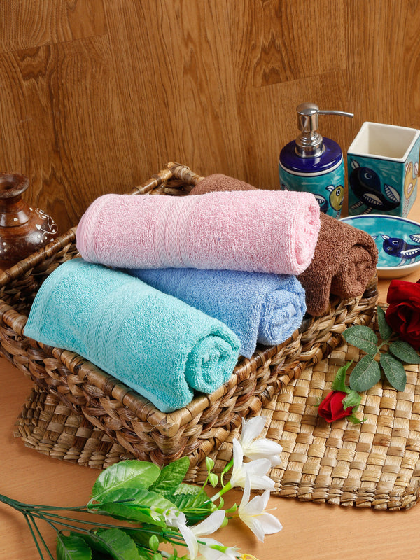 Naksh 450 GSM Super Absorbent Hand Towel Combo Multicolor 6