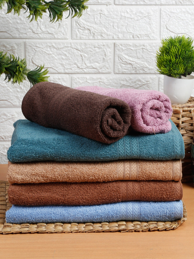 Naksh 450 GSM Super Absorbent Hand Towel Combo Multicolor 6