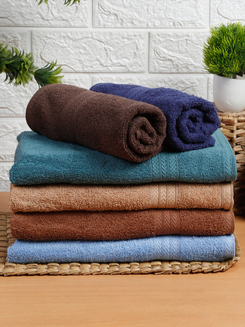 Naksh 450 GSM Super Absorbent Hand Towel Combo Multicolor 7