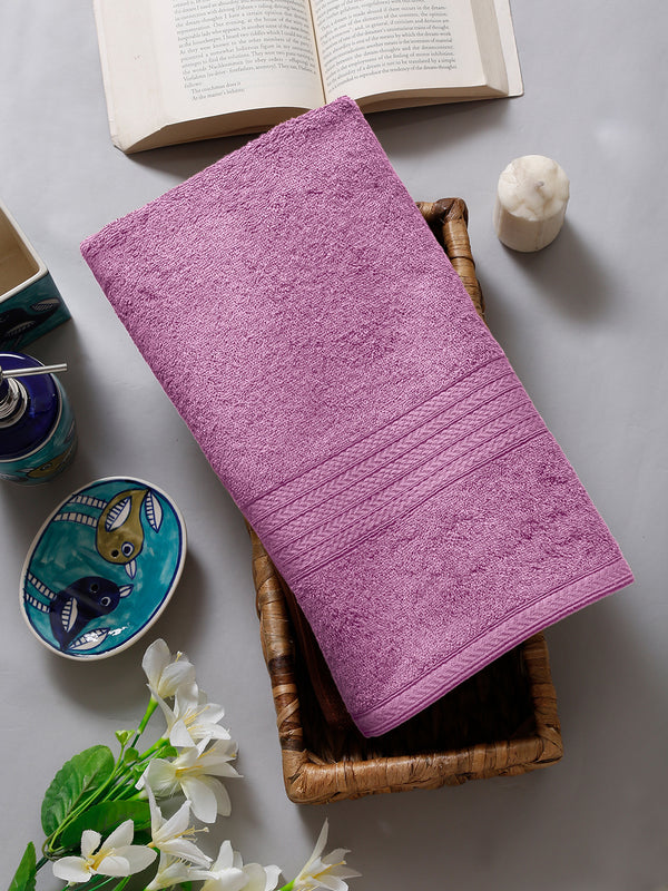 Naksh 450 GSM Super Absorbent Hand Towel Lavender